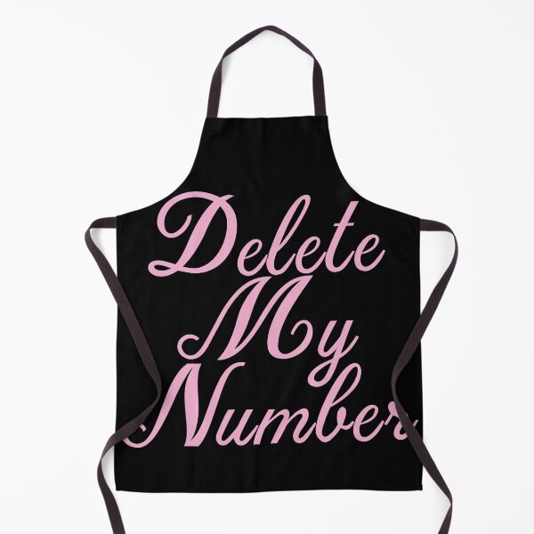 Item preview, Delete My Number designed and sold by Profashionall.