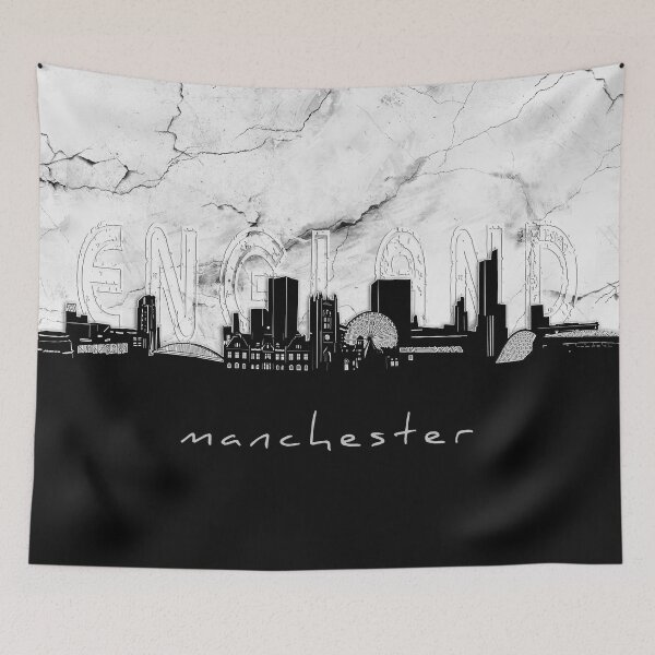Item preview, manchester skyline marble designed and sold by BekimART2.