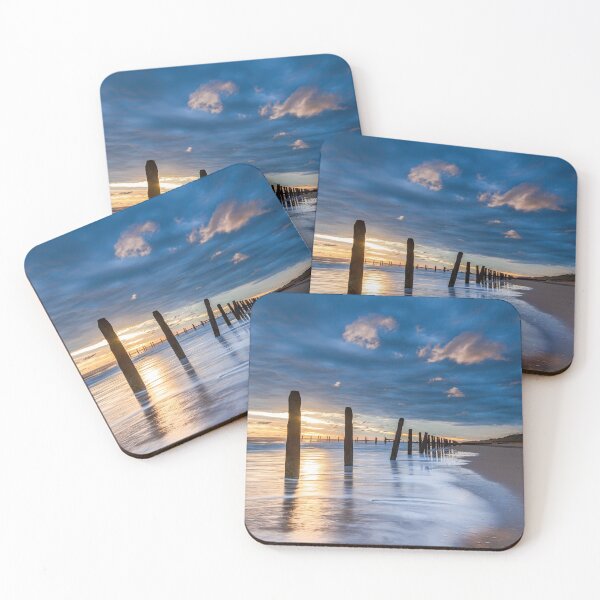 Item preview, Sunrise on Happisburgh Beach designed and sold by dp-images.