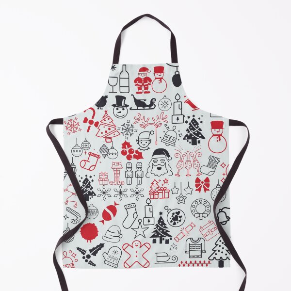 Item preview, Fun Christmas doodle White Red Black collection by Studio M & Co designed and sold by Studio M & Co..