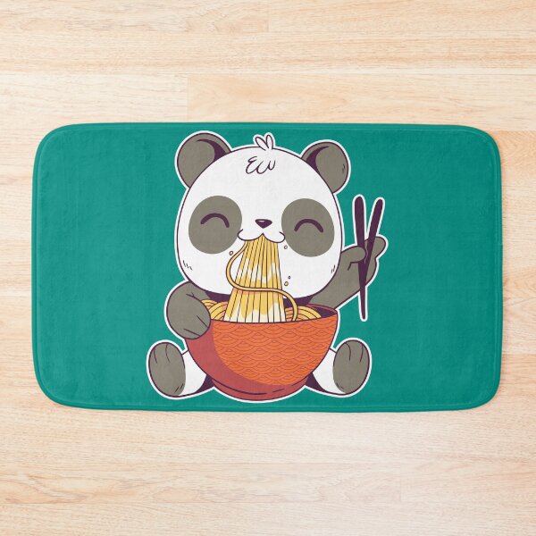 Item preview, Funny Cute Panda Eating Ramen designed and sold by DeeSignTShirts.