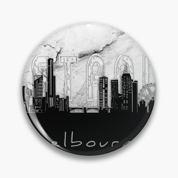 Item preview, melbourne skyline marble designed and sold by BekimART2.