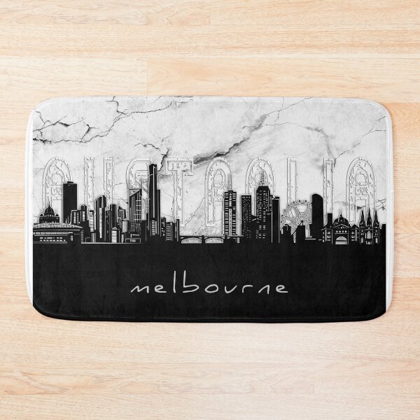 Item preview, melbourne skyline marble designed and sold by BekimART2.