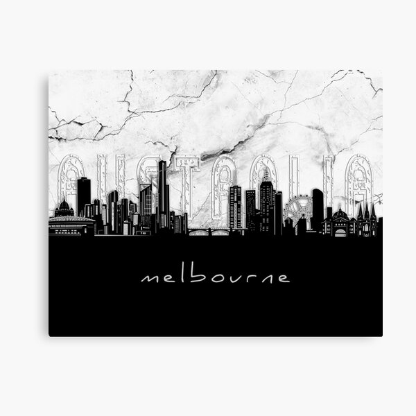 Item preview, melbourne skyline marble designed and sold by BekimART2.