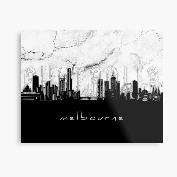 Item preview, melbourne skyline marble designed and sold by BekimART2.
