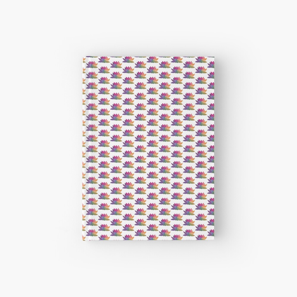 Rainbow Lotus Hardcover Journal
