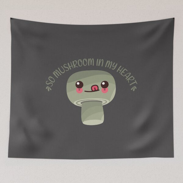 Item preview, so mushroom in my heart Kawaii mushroom designed and sold by KawaiiPark.