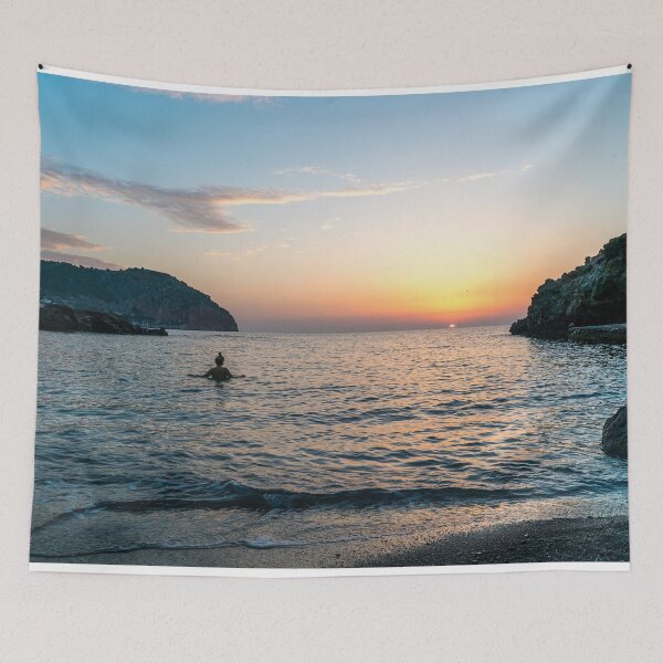 Artikelvorschau, MALLORCA - CALA ROTJA - BEACHES - BEACH - MALLORCA - BALEARIC ISLAND - POSTER - DECO - SUNRISE  entworfen und verkauft von Tropical Blood.