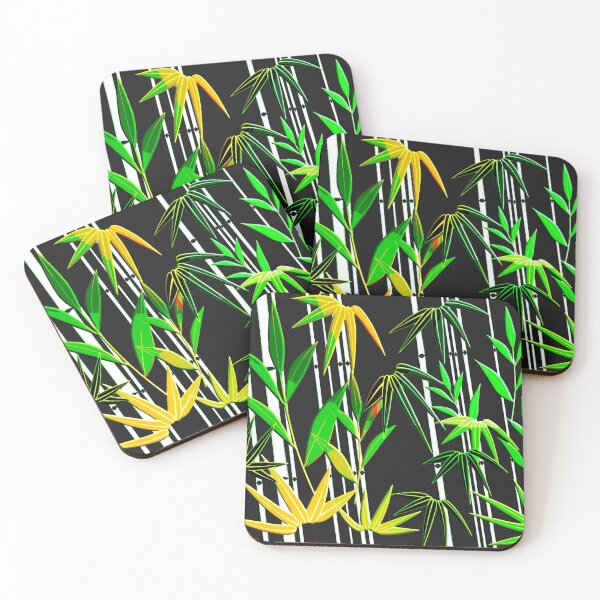 Item preview, JAPANESE STYLE BAMBOO STEMS AND LEAVES PATTERN designed and sold by Ralek.