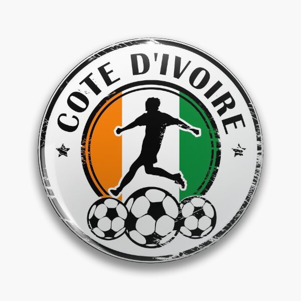 Item preview, Design with football, name and flag of Cote D'ivoire designed and sold by studio838.