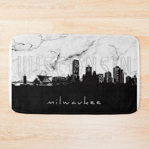 Item preview, milwaukee skyline marble designed and sold by BekimART2.