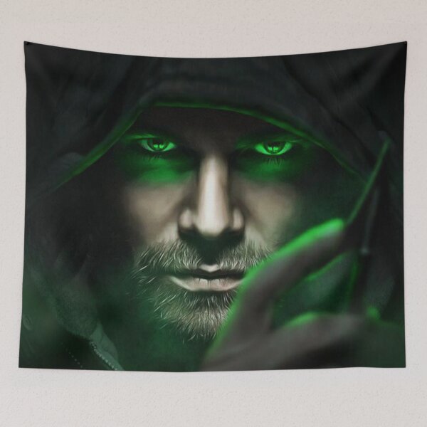 Item preview, The green arrow spectre glowing eyes comics designed and sold by MynameisRafe.