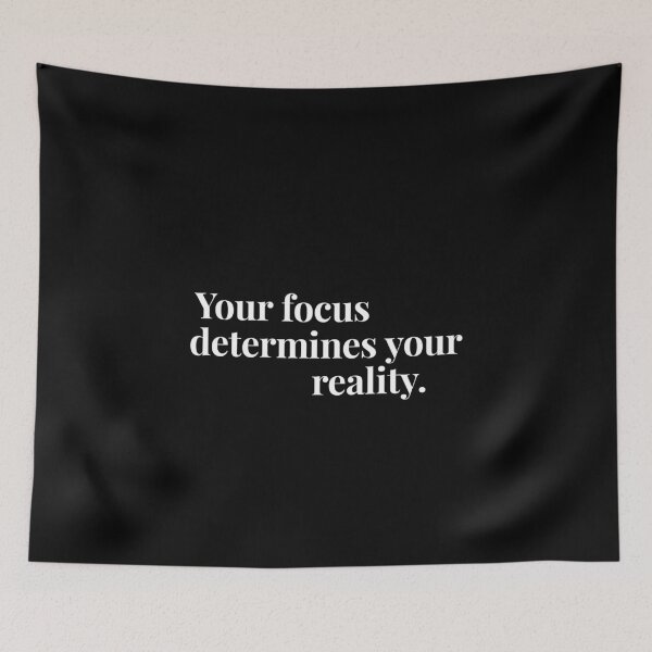 Item preview, Your Focus determines your reality (green) designed and sold by Fit & Fun  Gallery.