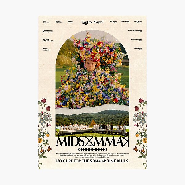 Midsommar Movie Poster Photographic Print