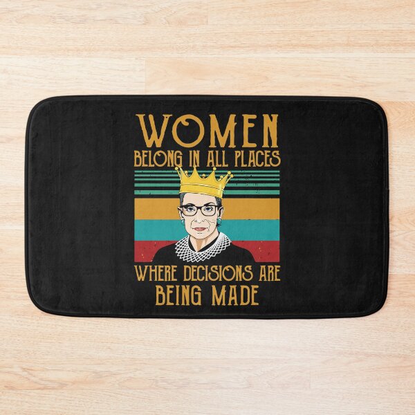 Item preview, Women belong in all places where decisions are being made - RBG Retro designed and sold by REApparelCo.