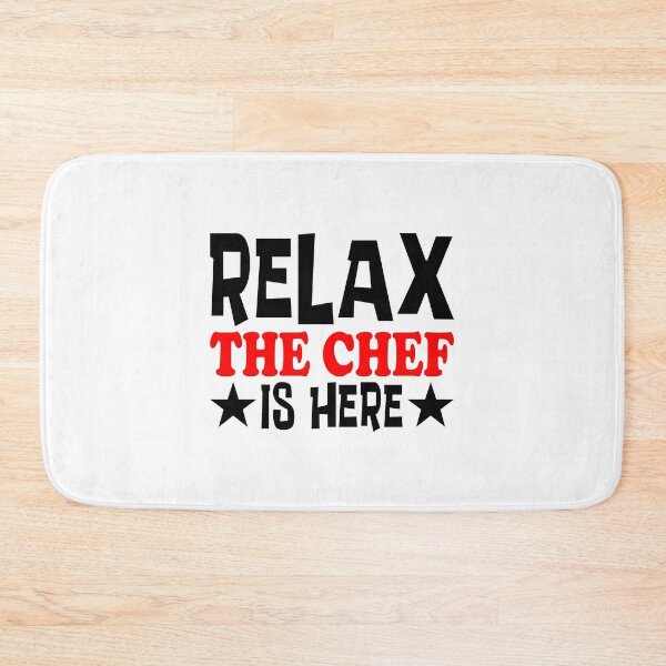 Item preview, Relax The Chef Is Here Classic Sticker And Shirt Design designed and sold by Glike.