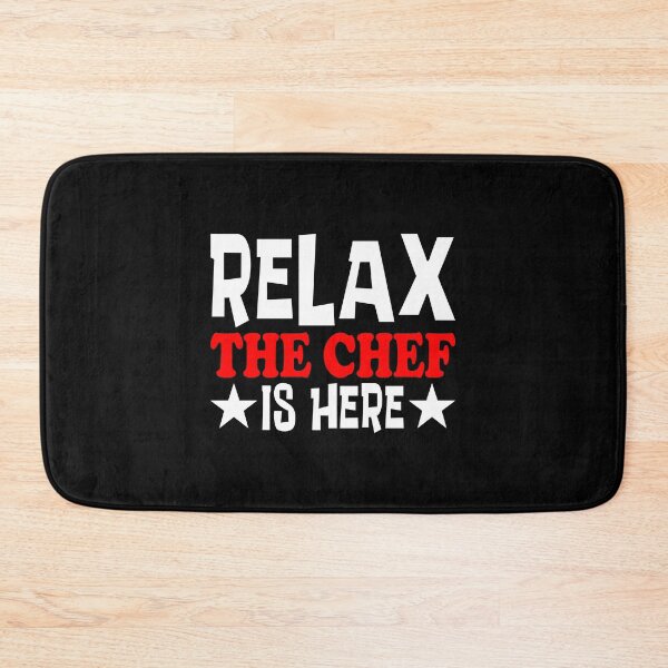 Item preview, Relax The Chef Is Here Classic Sticker And Shirt Design designed and sold by Glike.