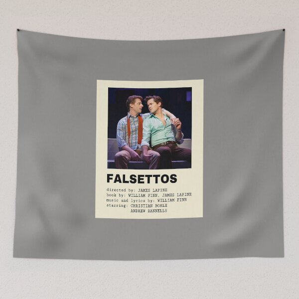 Item preview, Falsettos Whizzer and Marvin poster designed and sold by avoidedcliche.