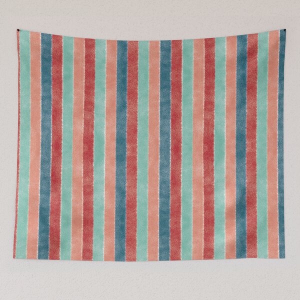 Item preview, Red and green stripes designed and sold by dovedesign.