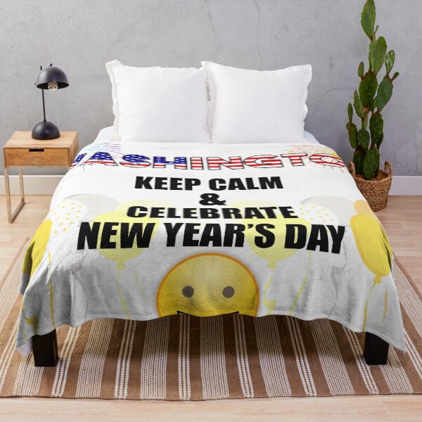 Item preview, Washington Keep Calm & Celebrate New Year Day | Washington Edition designed and sold by BestBash.