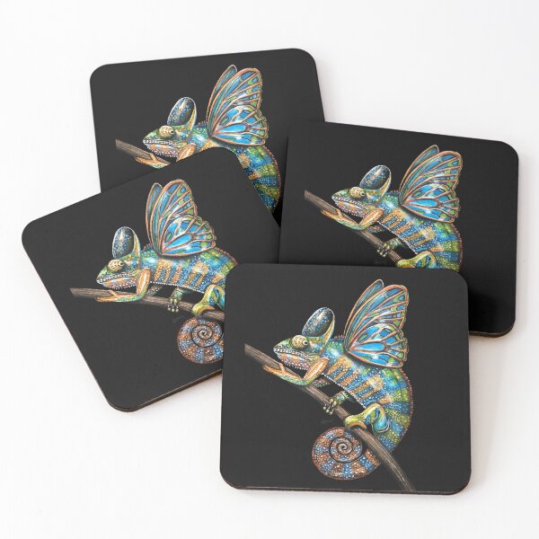 Item preview, Butterfly Chameleon designed and sold by GardenPartyArt.