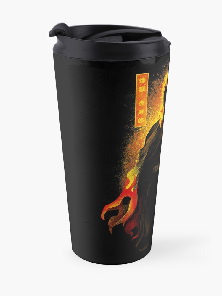 Alternate view of Kyojuro Hashira - Dark Shadow Travel Mug