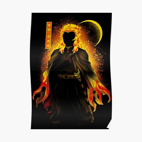 Kyojuro Hashira - Dark Shadow Poster