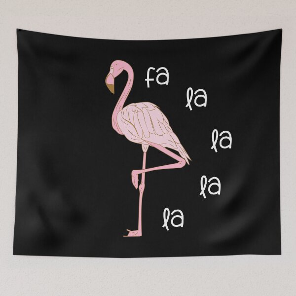 Item preview, Fa la la la la Flamingo designed and sold by Nathalie Aynié.