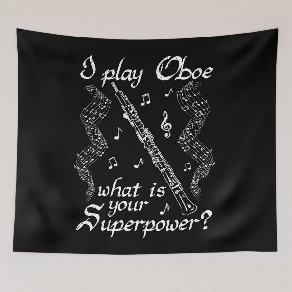 Item preview, Oboe oboist oboist orchestra musical instrument designed and sold by MindsArtDesign.