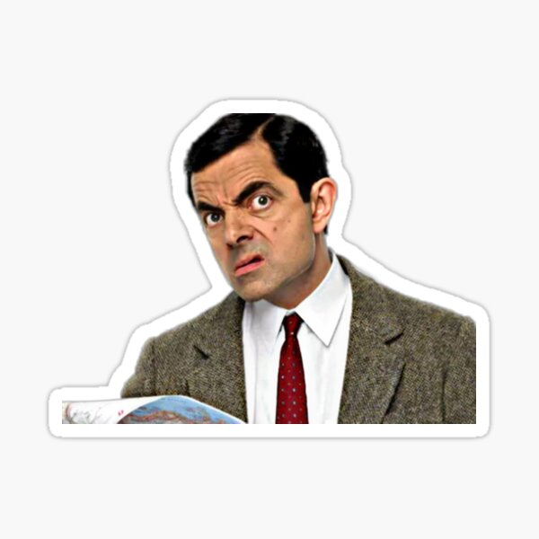 M. Bean confus Sticker