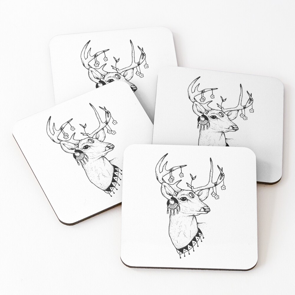 Item preview, Coasters (Set of 4) designed and sold by RANARTE.