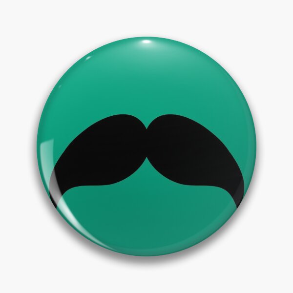 Item preview, The Sheriff Mustache Face Mask - Black designed and sold by unrealindeed.