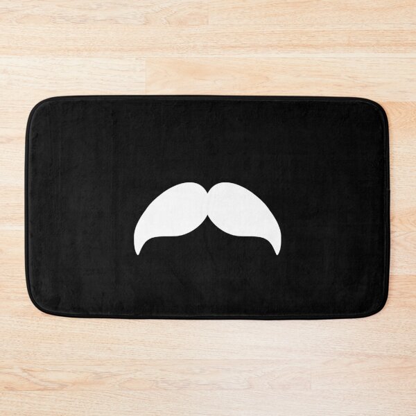 Item preview, The Sheriff Mustache Face Mask - White designed and sold by unrealindeed.