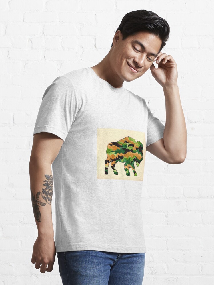 Buffalo Tie Dye Essential T-Shirt for Sale by Scott Emerling