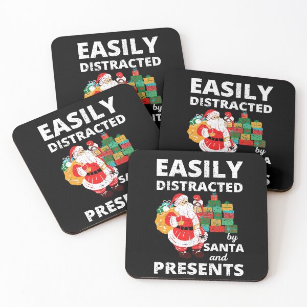 Item preview, Easily Distracted By Santa And Presents designed and sold by Peishan02.