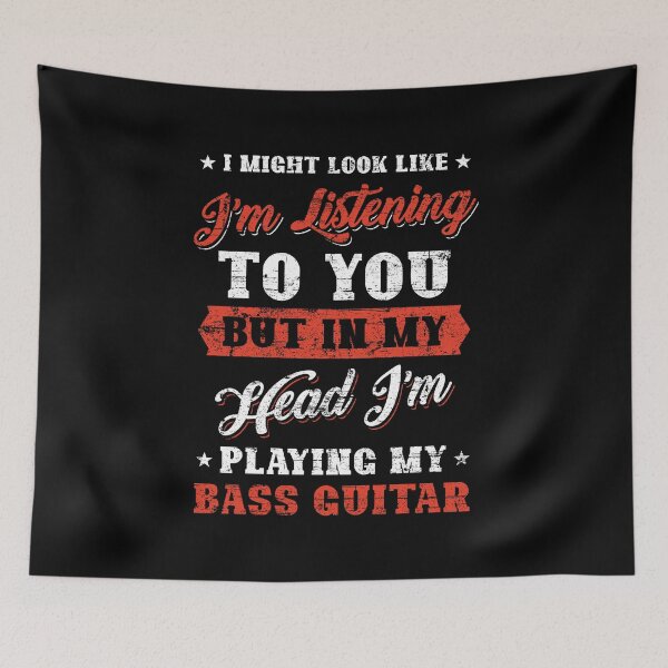 Item preview, Bass Guitar In My Head designed and sold by coolprint.