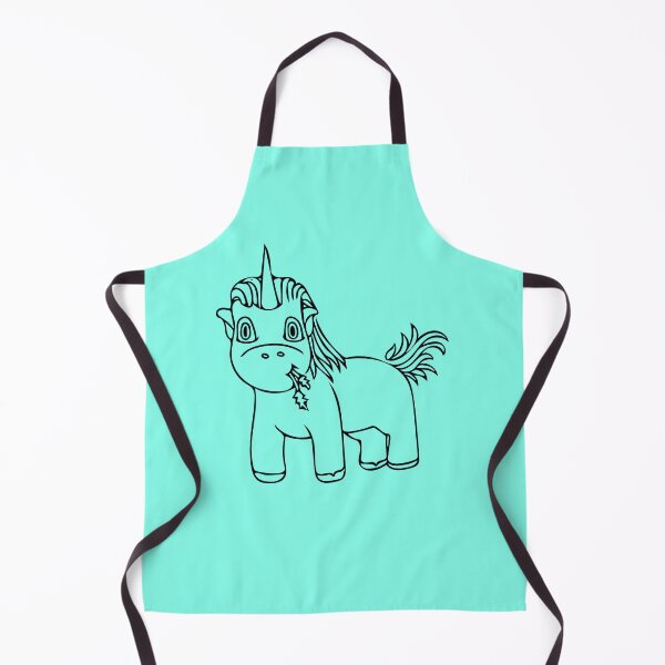 Item preview, Tiny Unicorn Chomping on Grass designed and sold by Seeding Serendipity.