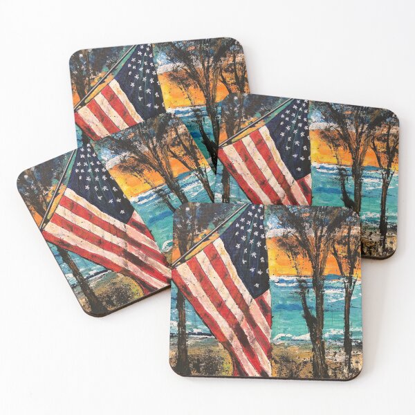 Item preview, American flag, America, Freedom, United We Stand designed and sold by SaltyMob.