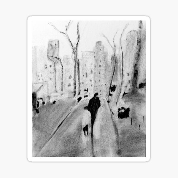 Man Walking - New York City Sticker