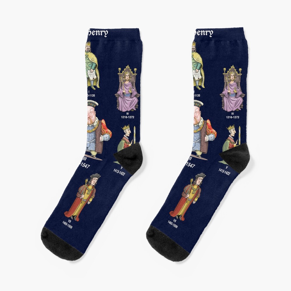 England's King Henrys Socks