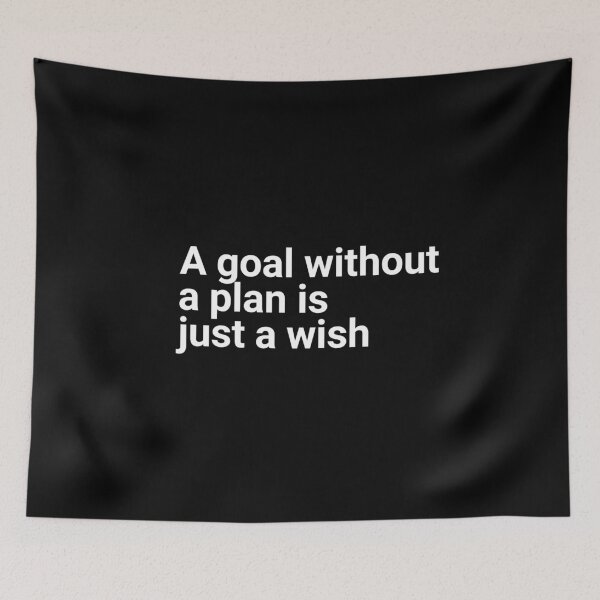 Item preview, A goal without a plan is just a wish.  designed and sold by Fit & Fun  Gallery.