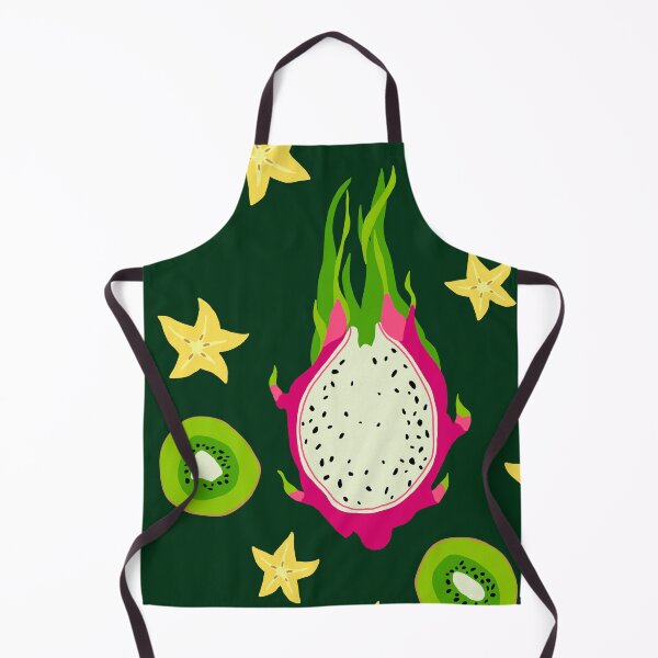 Item preview, Dragonfruit kiwi starfruit pattern designed and sold by nadiachamorra.