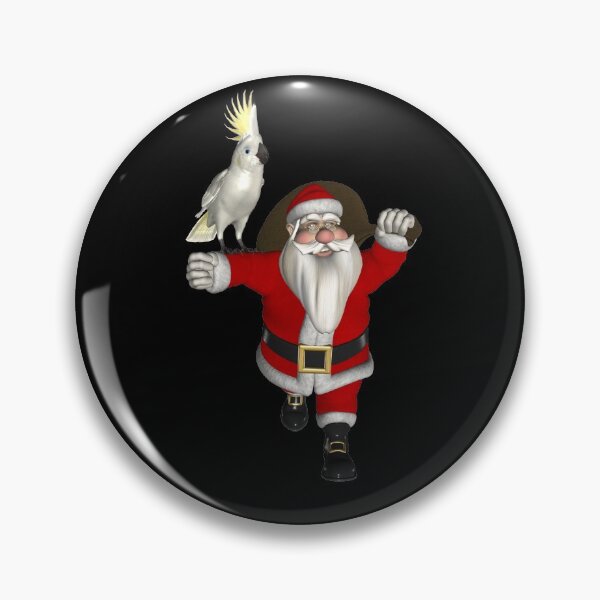 Item preview, Santa Claus Loves Cockatoos designed and sold by Mythos57.
