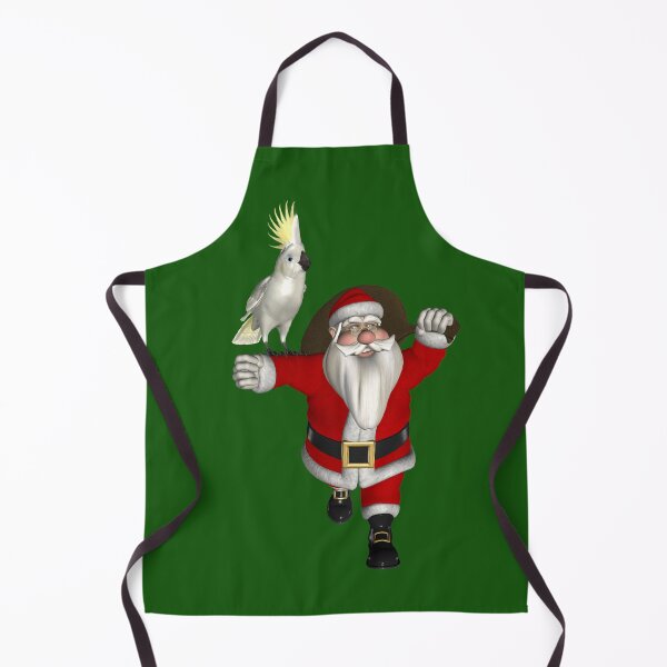 Item preview, Santa Claus Loves Cockatoos designed and sold by Mythos57.
