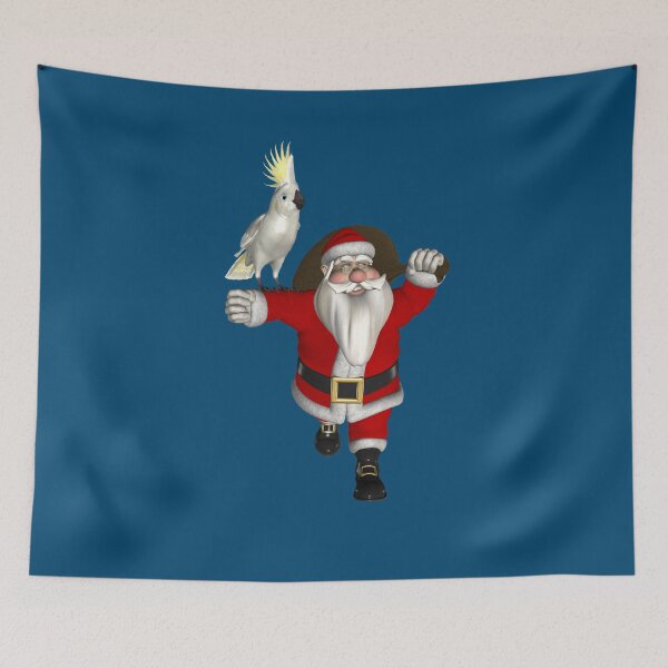 Item preview, Santa Claus Loves Cockatoos designed and sold by Mythos57.