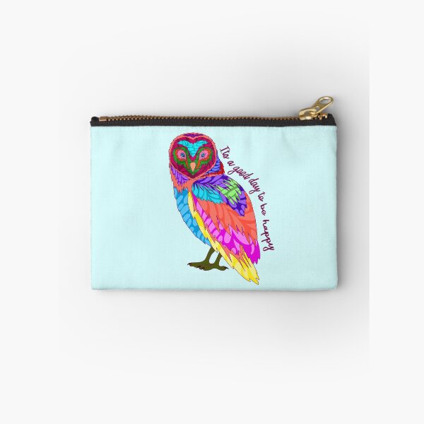 Item preview, Abstract Owl - It's a Good Day to be Happy - Vibrant Multi Color designed and sold by Emily Boynton.