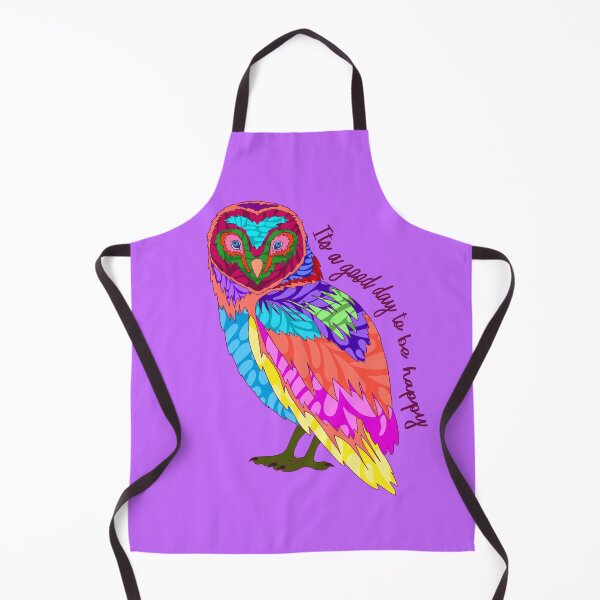 Item preview, Abstract Owl - It's a Good Day to be Happy - Vibrant Multi Color designed and sold by Emily Boynton.