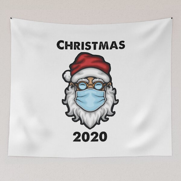 Artikelvorschau, Mens Funny Santa Claus Lockdown Weihnachten 2020, Kostüm für Sie oder Ihn, Santa Mask Face Cover Present entworfen und verkauft von first season.