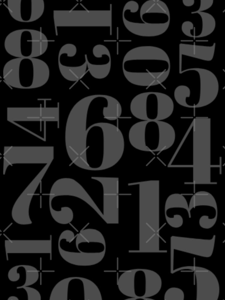 Thumbnail 5 of 5, iPhone Case, Numbers pattern designed and sold by CrazyHowCool.