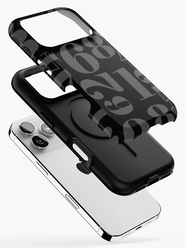 Thumbnail 2 of 4, iPhone Case, Numbers pattern designed and sold by CrazyHowCool.